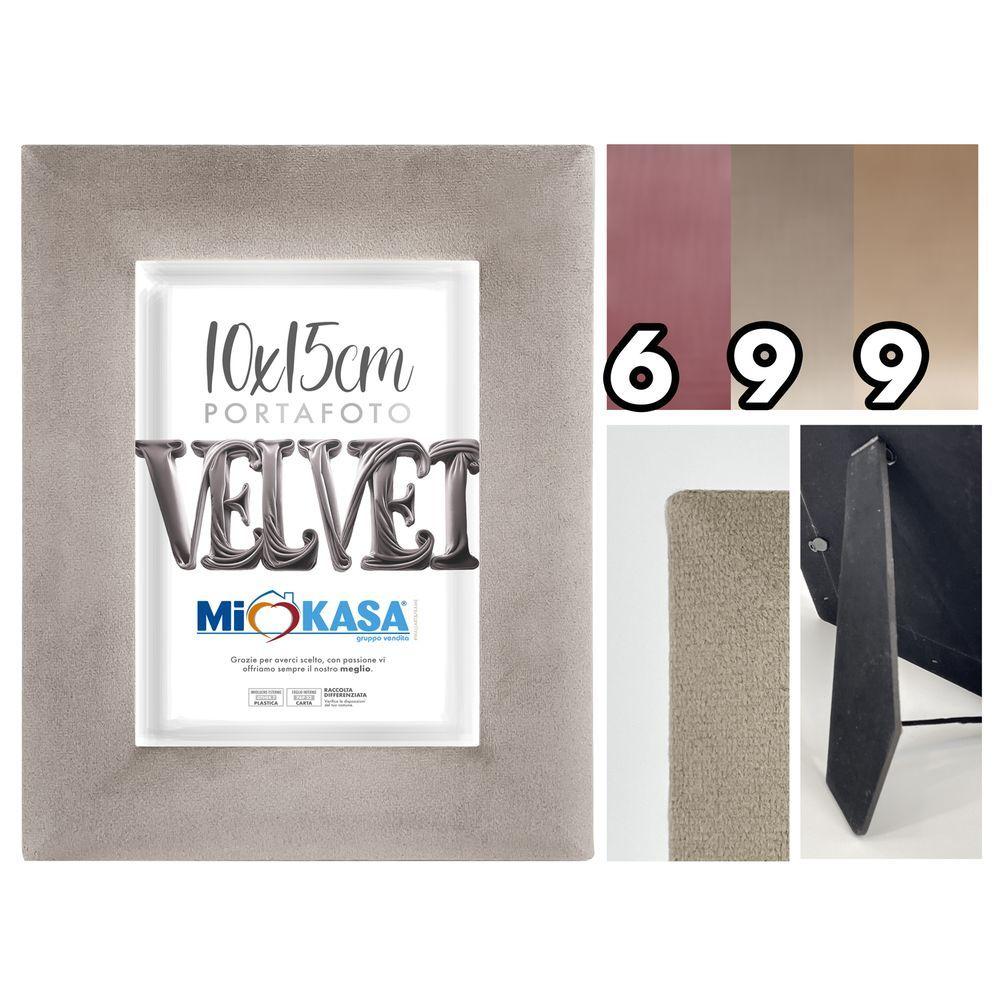 CHR 62372 Portafoto Velvet 10*15Cm 3 Ass. - Velluto Assortito - Cornici & Portafoto | Mikasa