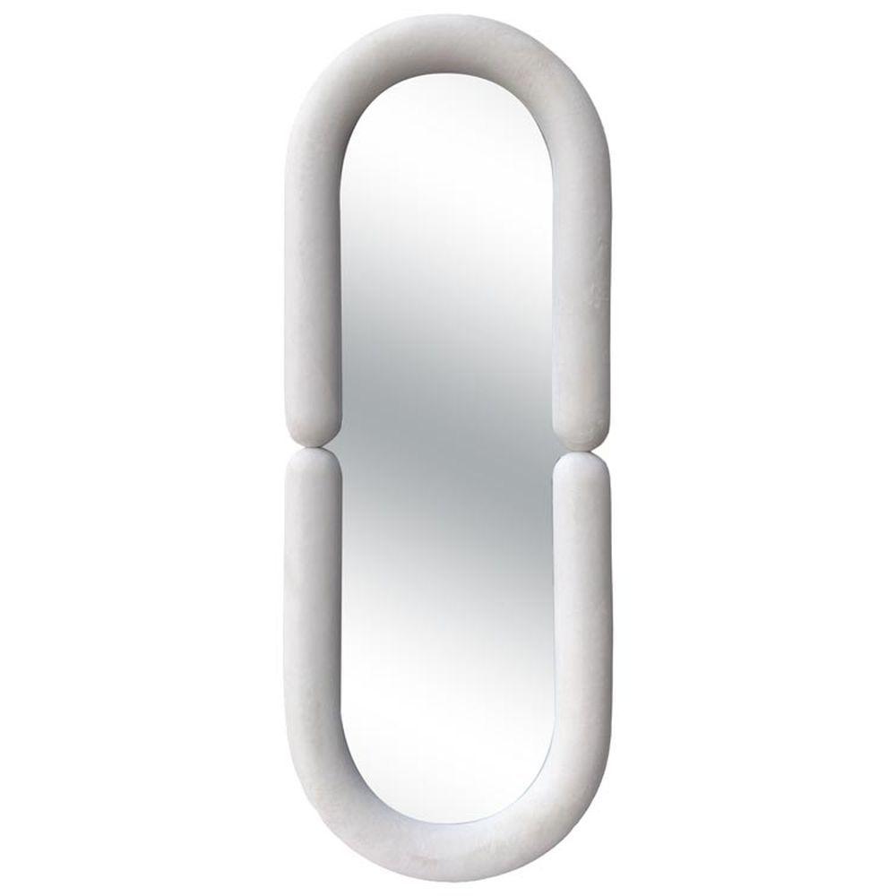 CYB 62508 Specchio Velvet White 60*160Cm - Velluto Bianco - Specchi | Mikasa