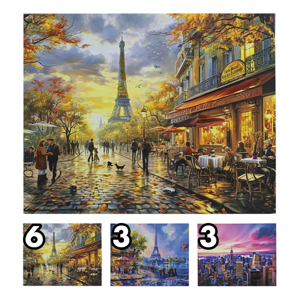 DAV 62149 Tela City Skyline 40*50Cm 3 Ass.