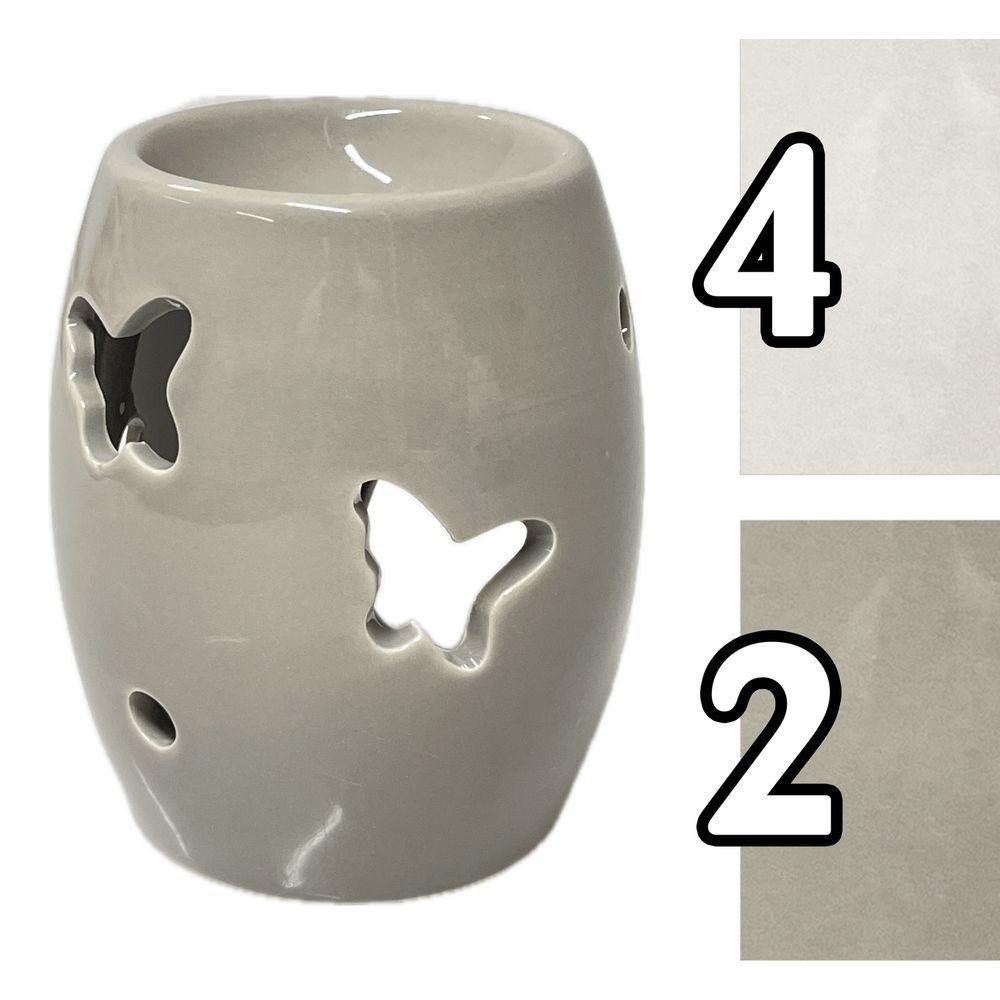 Det 61221 Bruciatore Essenze Butterfly Ceramic 10*12Cm 2 Ass. - Ceramica Assortito - Bruciatori & Evaporatori | Mikasa