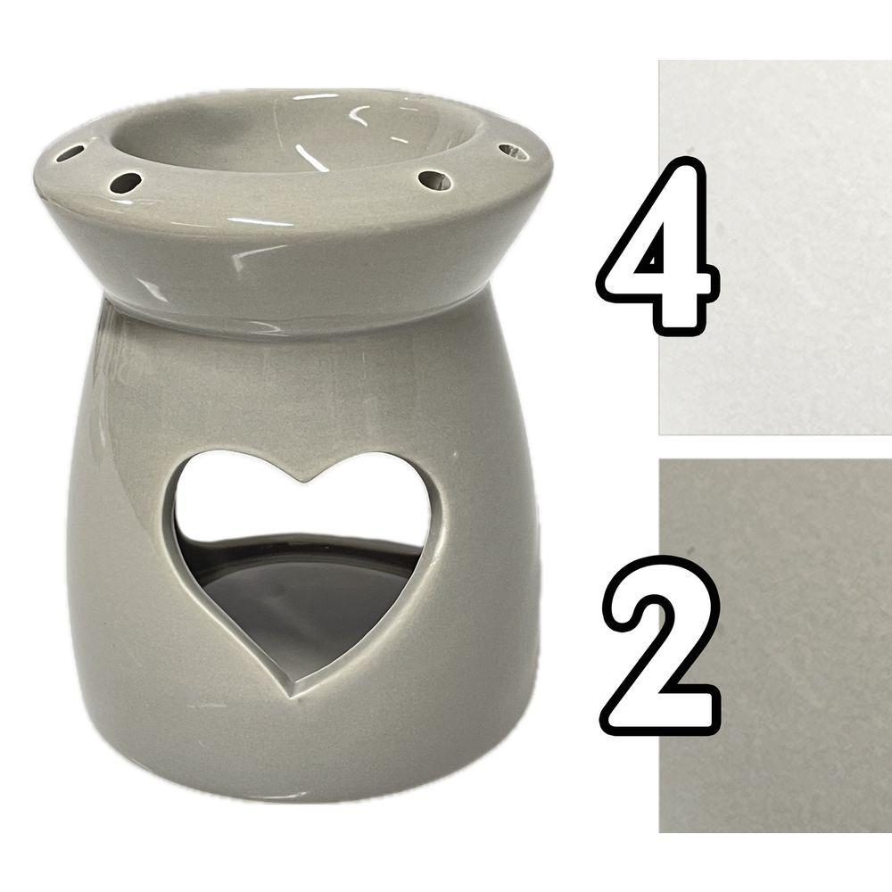 Det 61222 Bruciatore Essenze Loving Ceramic 9*11,5Cm 2 Ass. - Ceramica Assortito - Bruciatori & Evaporatori | Mikasa