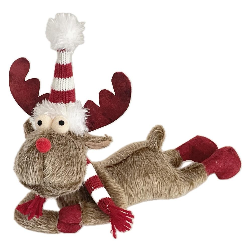 Dig 61139 Renna Rudolph Sdraiata Xmas 35*17*20Cm - Marrone - Pupazzi | Mikasa