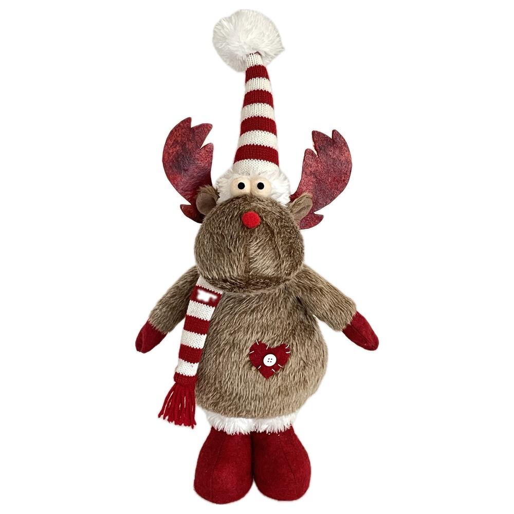 Dig 61142 Renna Rudolph Standing Xmas 25*16*50Cm