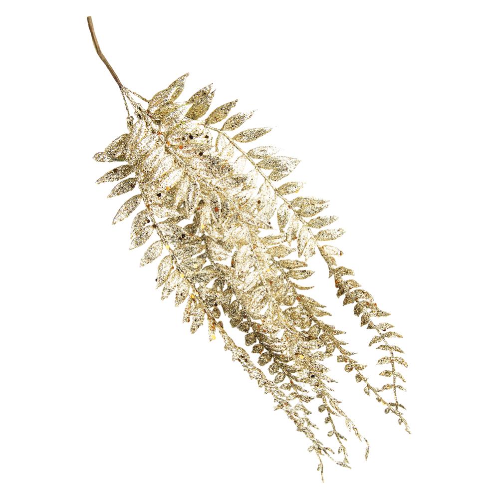 Dor 52230 Pendente Foglie Xmas Champagne 45Cm - Oro - Fiori | Mikasa