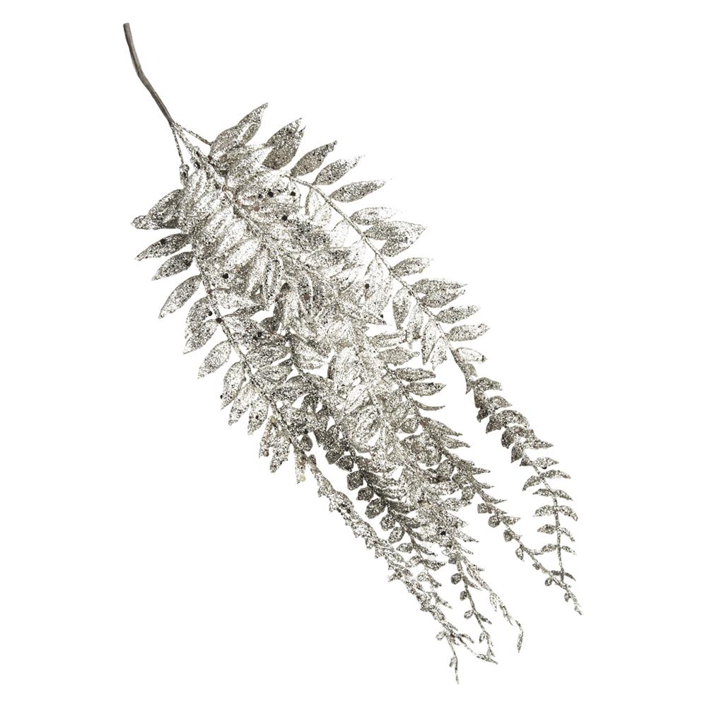 Dor 57250 Pendente Foglie Xmas Silver 45Cm - Oro - Fiori | Mikasa