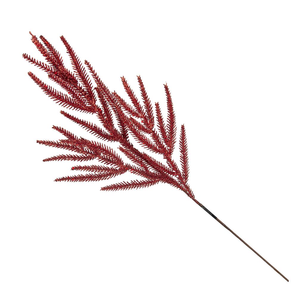 Dor 57876 Stelo Ramo Glitter Rosso 80Cm - Oro - Fiori | Mikasa