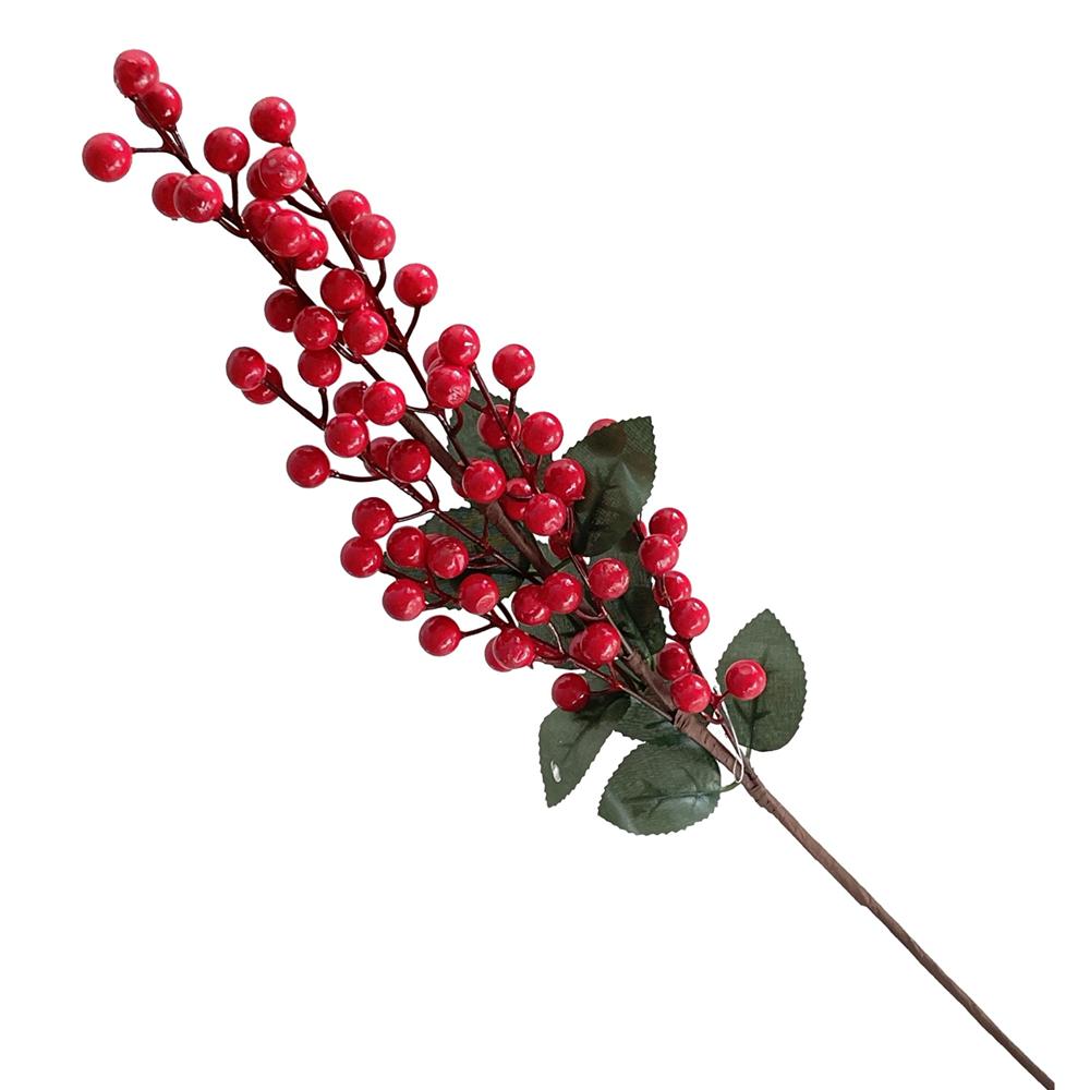 Dor 59359 Ramo Bacche Natale Red 63Cm
