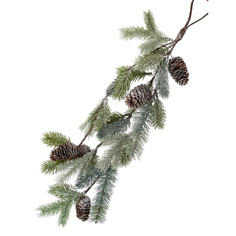 Dor 59523 Pendente Gancio Pino Snow 64Cm
