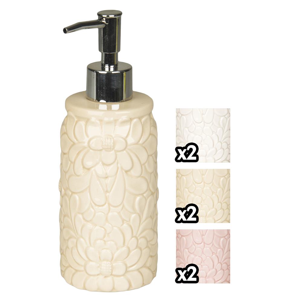 DUB 55043-ROSA DISPENSER SAPONE CANNES 7,3*7,3*20CM
