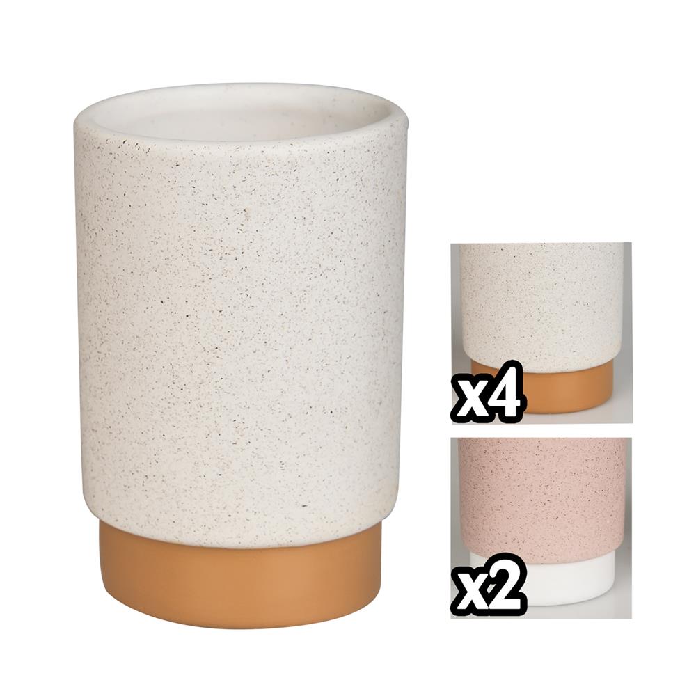 Dub 57138 Set Bicchiere P.Spazzolini Marble D.7,3*11,2Cm 2 Ass.