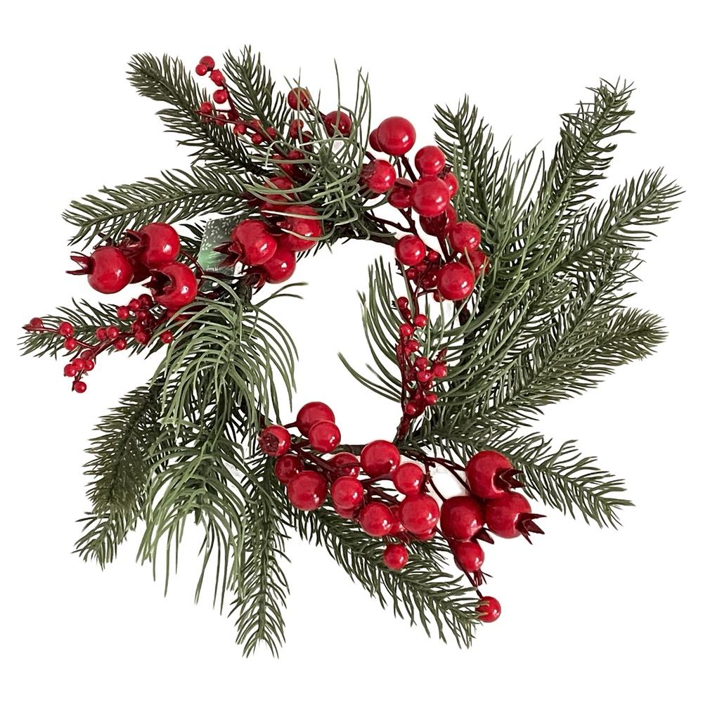 Eli 61577 Ghirlanda Pino Berry 26Cm - Legno - Ghirlande | Mikasa