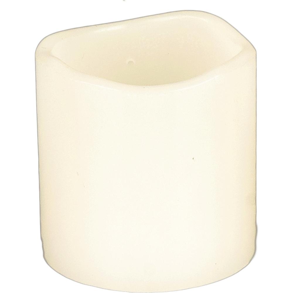 ETE 48236 CANDELA LED IVORY 5*5*5CM KLAMORE - Cera Avorio - Candele Natalizie | Mikasa