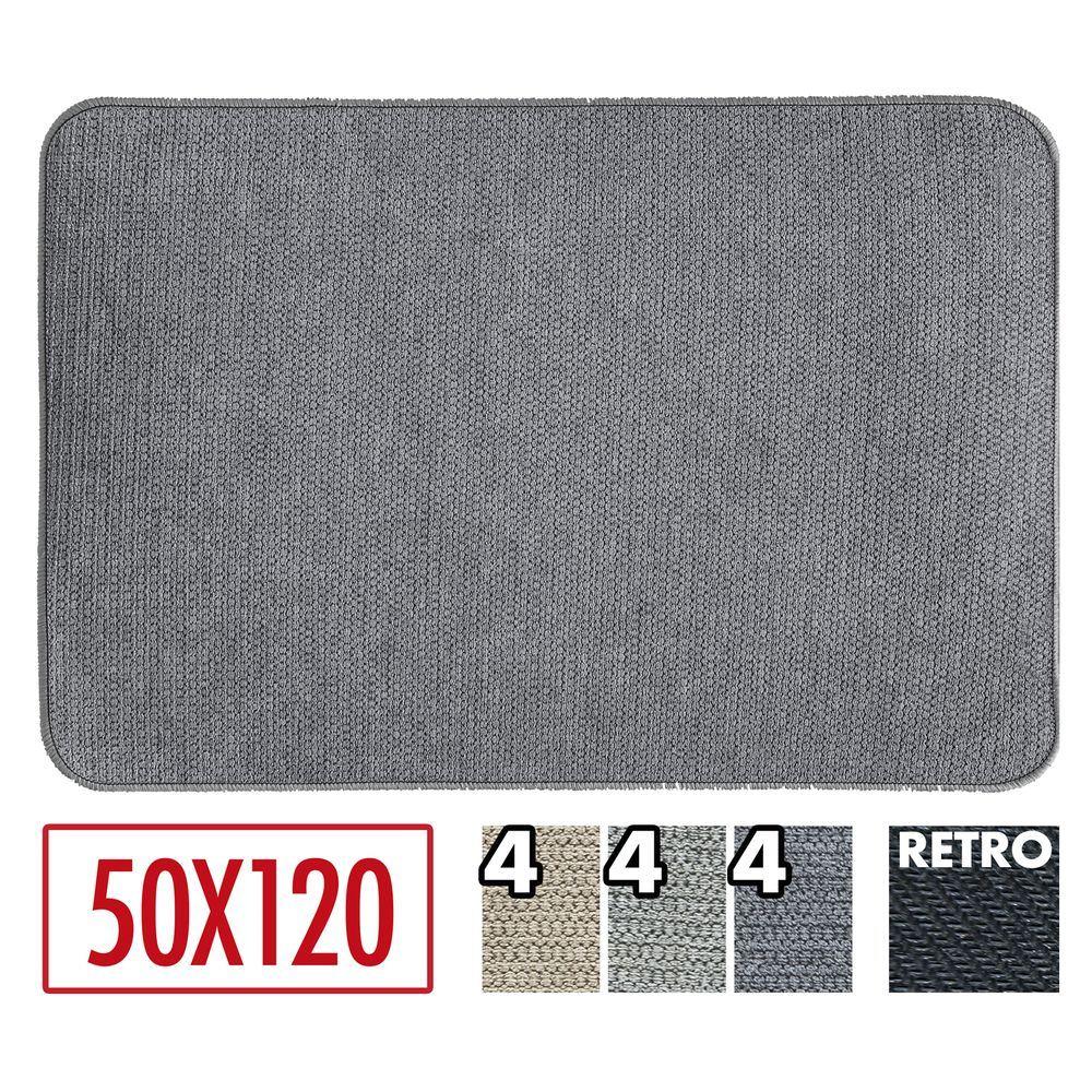 EVA 62674 Tappeto Antiscivolo Treccia 50*120Cm 3 Ass. - Tessuto Assortito - Tappeti | Mikasa