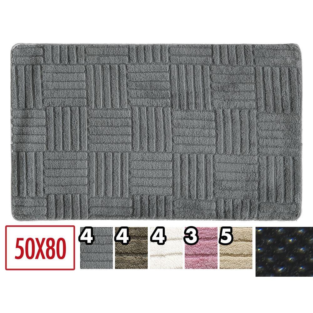 EVA 62680 Tappeto Soft Quadri 50*80Cm 5 Ass. - Tessuto Assortito - Tappeti | Mikasa