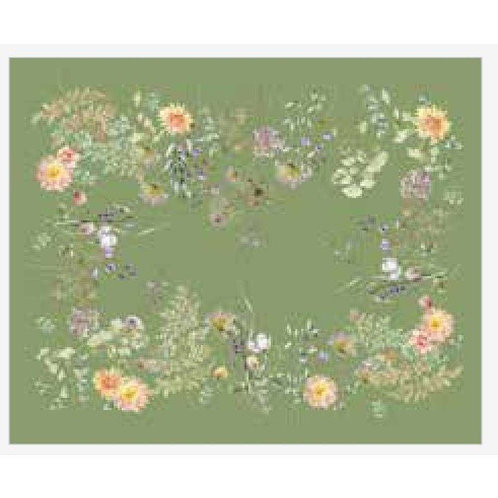 Tovaglietta Americana Achillea Set 2 Pz Cm.50X40 Verde 09