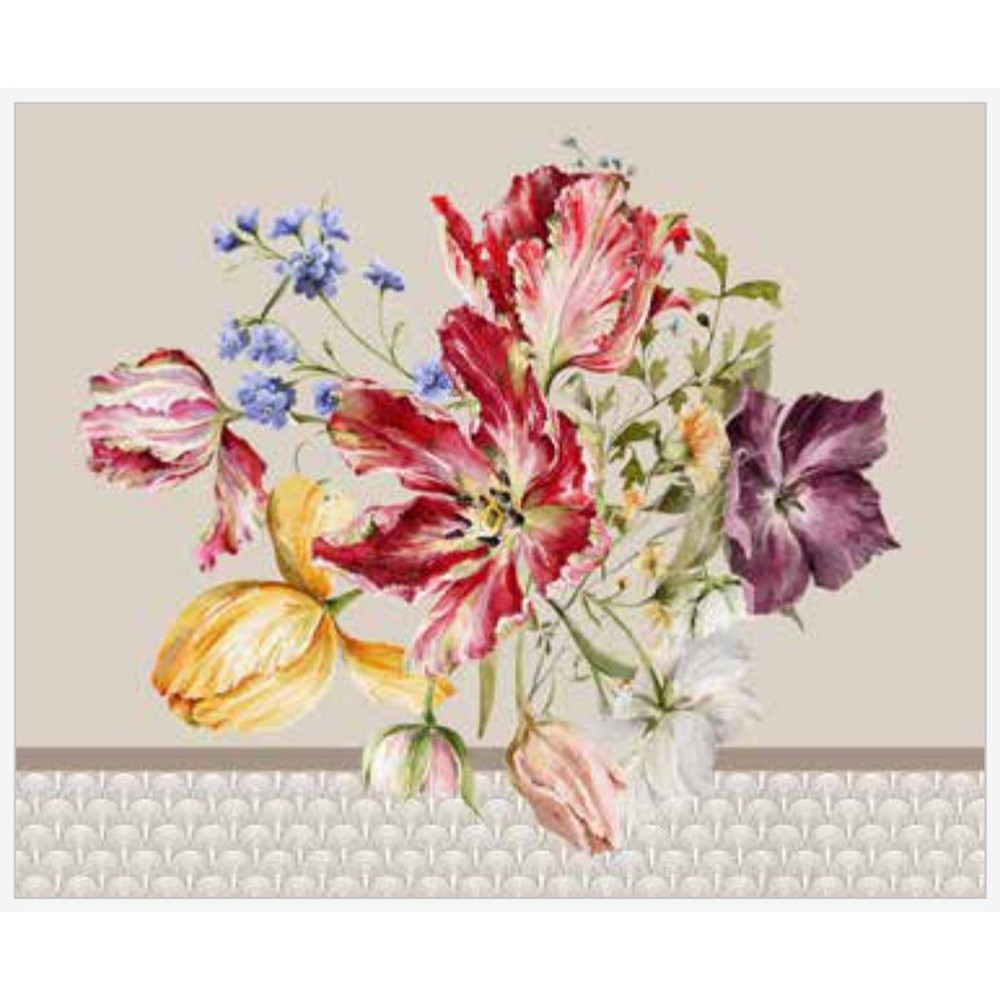Tovaglietta Americana Tulip Set 2 Pz Cm.50X40 Sabbia 100