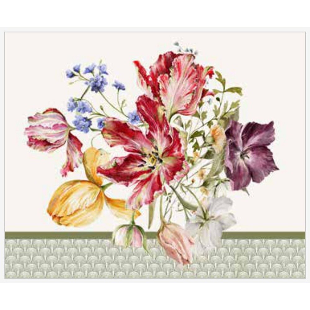 Tovaglietta Americana Tulip Set 2 Pz Cm.50X40 Avorio 80