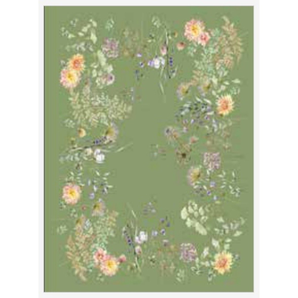 Canovaccio Achillea Microcotton Cm.50X70 Verde 09 - Cotone Verde - Strofinacci | Mikasa