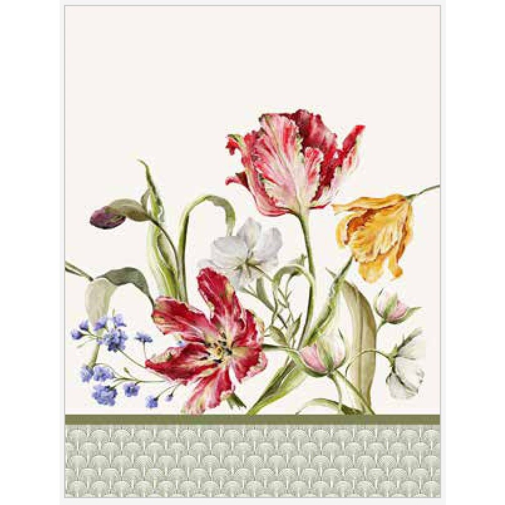 Canovaccio Tulip Microcotton Cm.50X70 Avorio 80