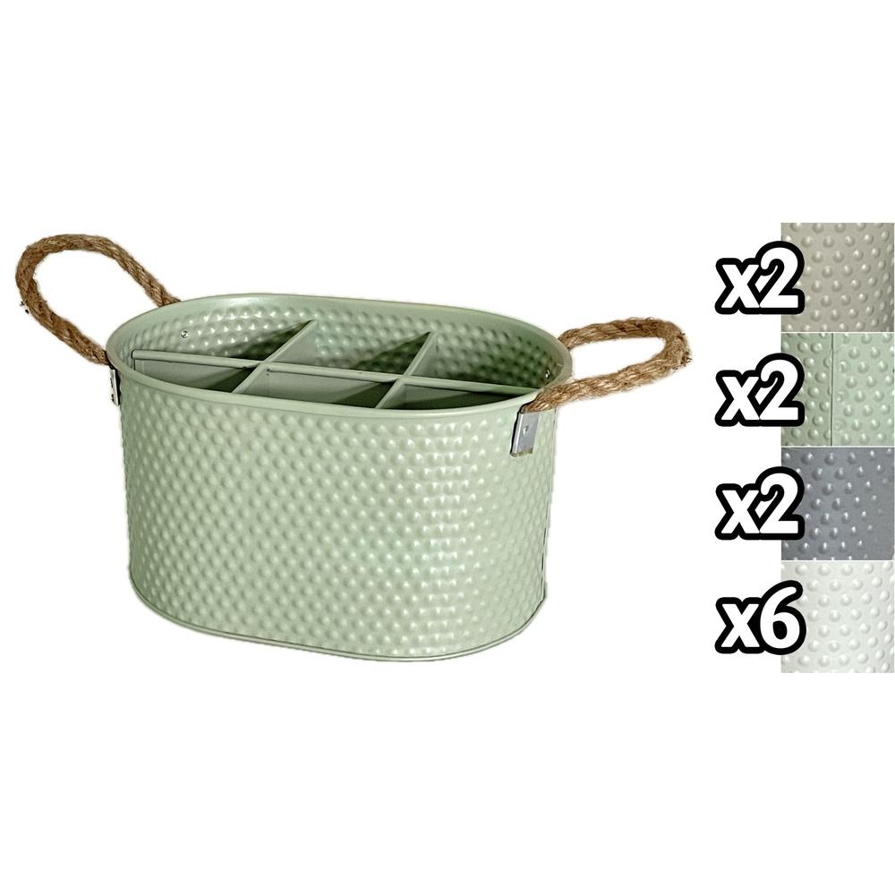 Fil 61101 Portaposate Countryside Metal 24,4*17,5*14,2Cm 4 Ass. - Metallo Assortito - Porta Posate | Mikasa