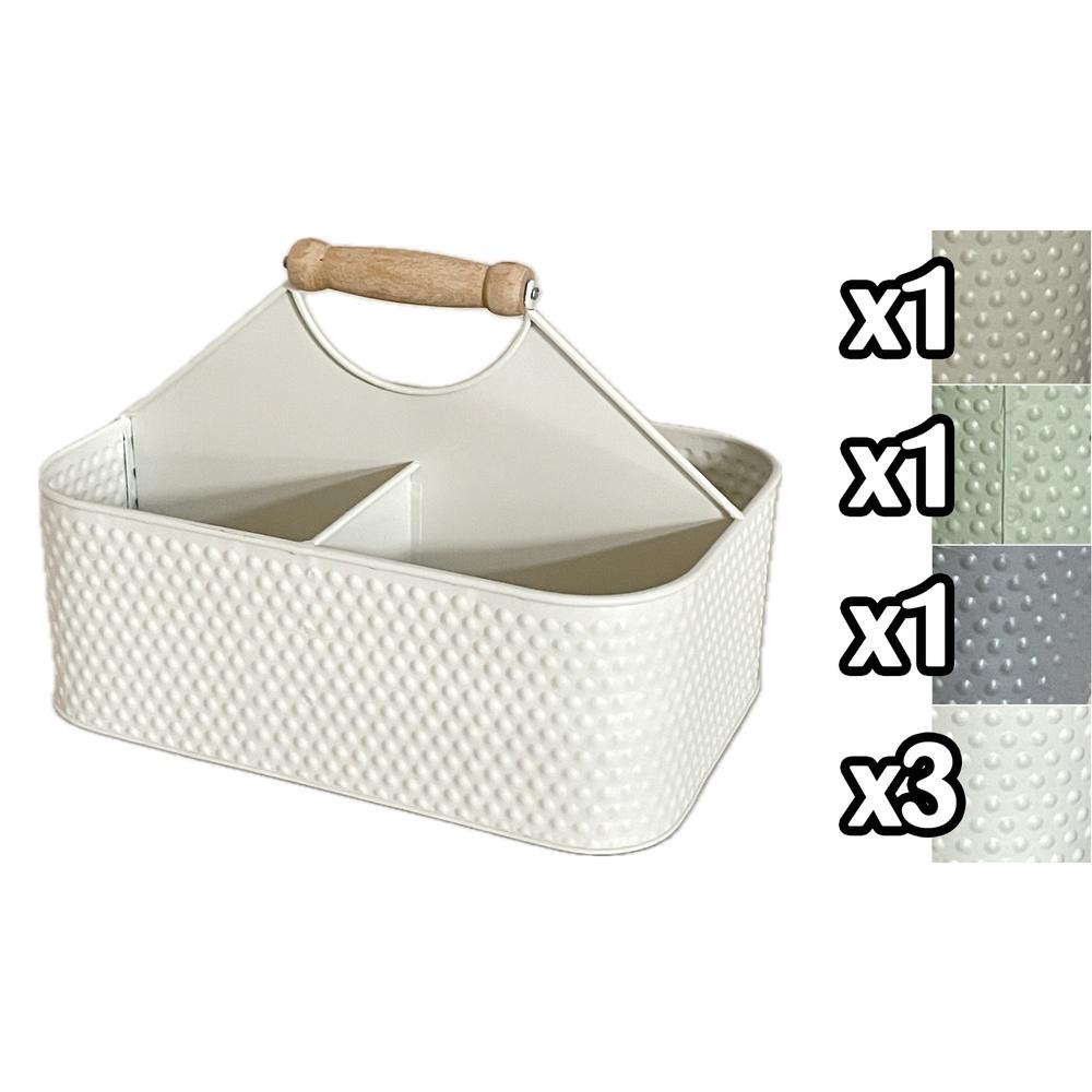 Fil 61102 Portaoggetti Countryside Metal 29,5*19,3*20,5Cm 4 Ass.