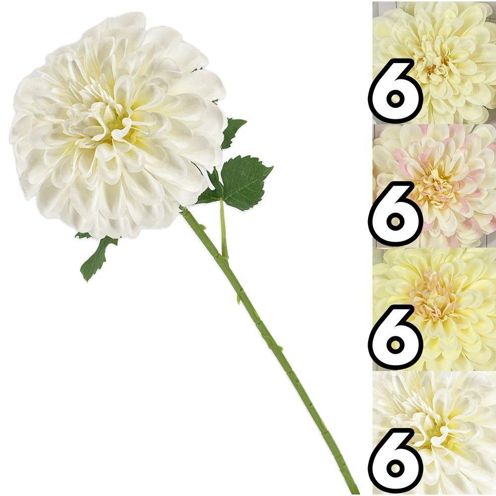 FLT 62698 Stelo Mini Dalia 48Cm 4 Col Ass. - Assortito - Fiori | Mikasa