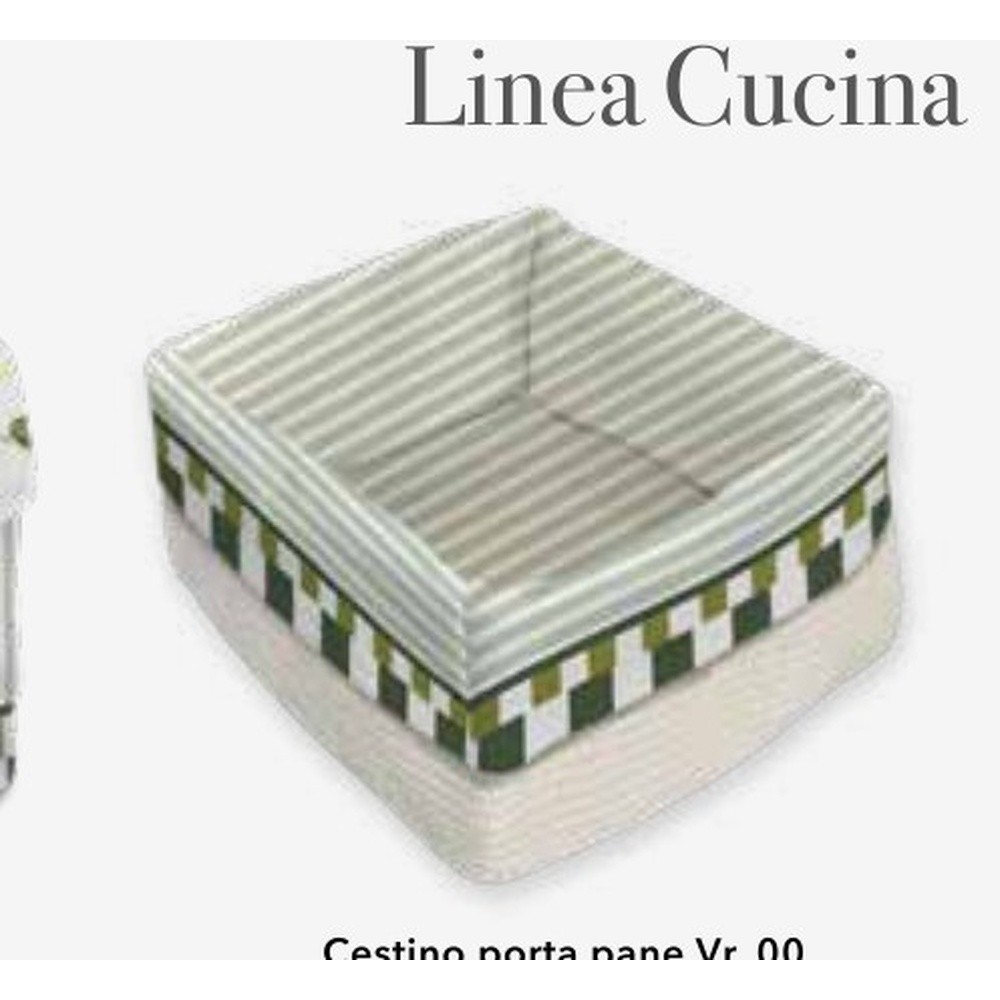 Cestino Portapane Veggy Sfoderabile Cm.21X22 H.10 00 - Fantasia - Ceste | Mikasa