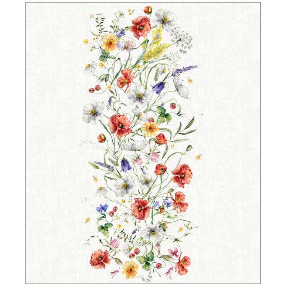 Tovaglia Papaveri 8 Posti Cm.150X220 00