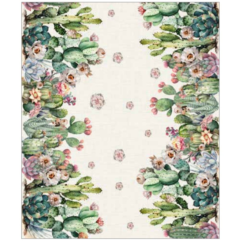 Tovaglia California 8 Posti Cm.150X220 Verde 09