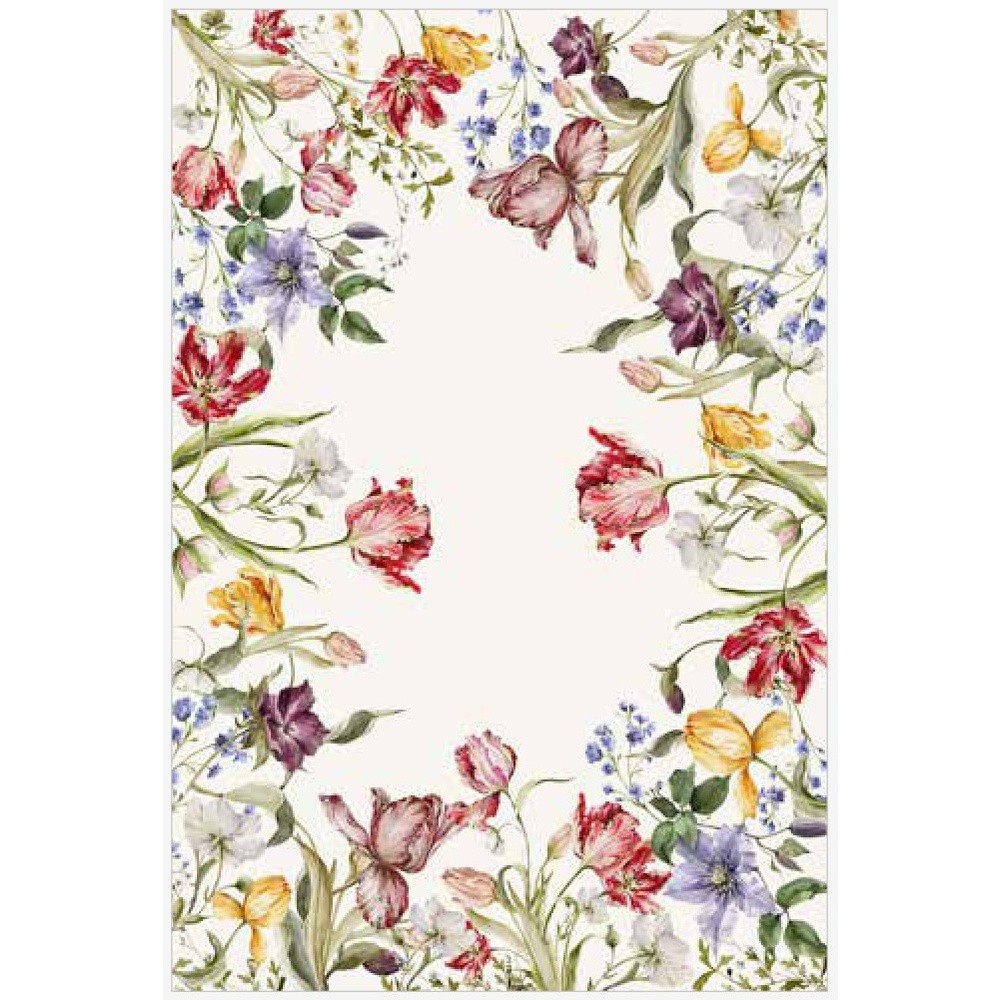 Tovaglia Tulip 18 Posti Cm.150X360 Avorio 80