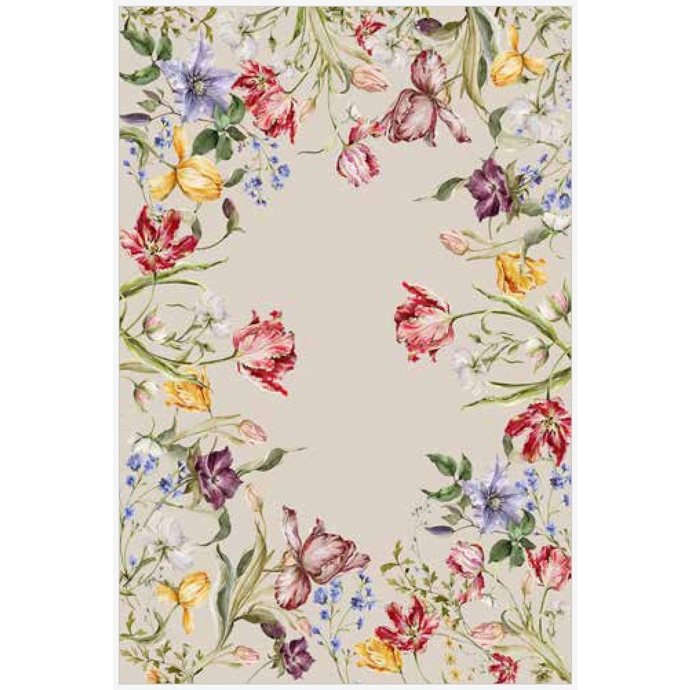 Tovaglia Tulip 4 Posti Cm.150X150 Sabbia 100