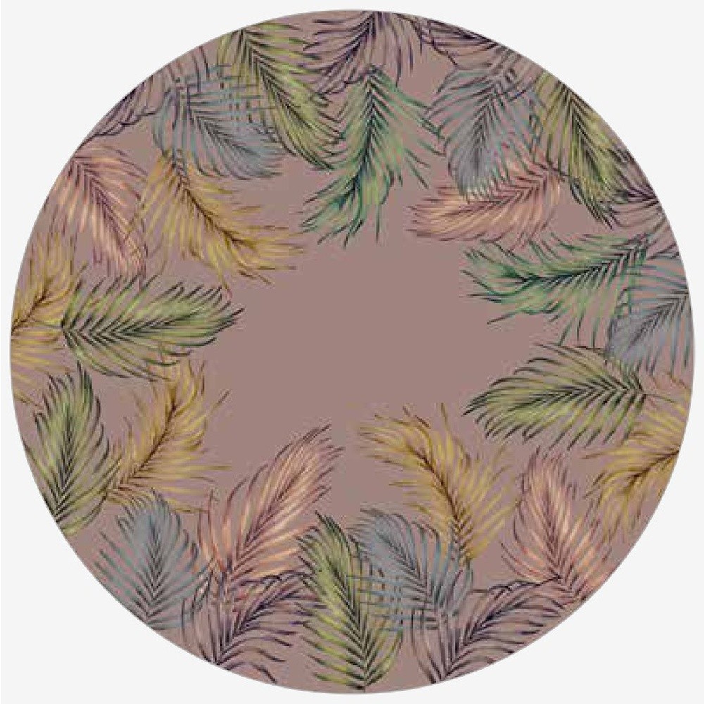 Tovaglia Palm Rotonda Diam. Cm.175 Con Sorfilo Malva 69