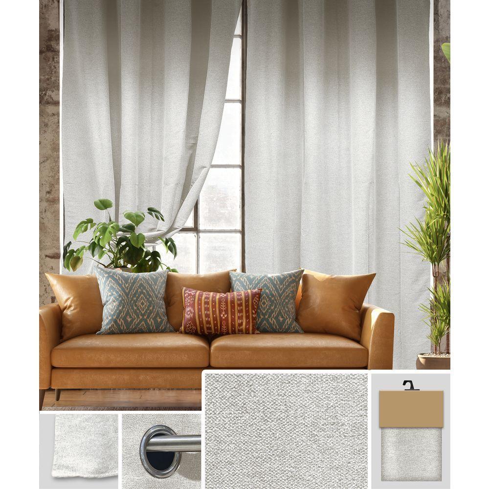GAX 60767 Tenda Madame Ciniglia Beige 140*280Cm - Tessuto Beige - Tende | Mikasa