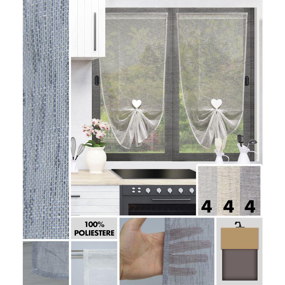 GAX 62622 Tendine Corinna 2 X 55*150Cm 4 Ass.