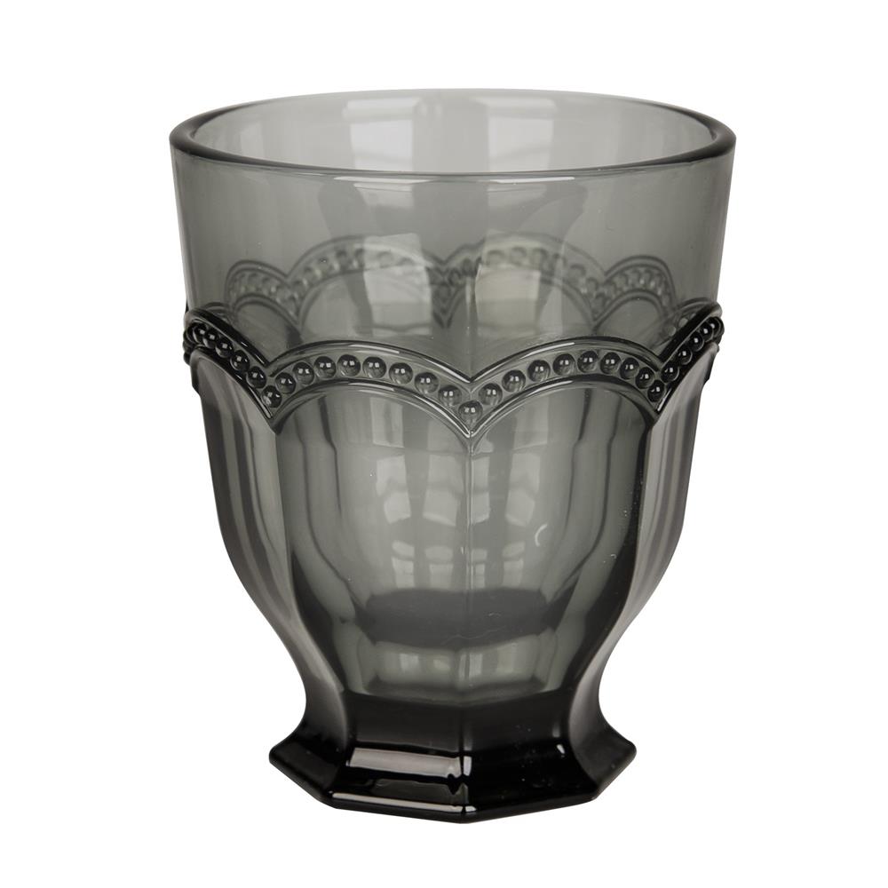 Gem 57200 Bicchiere Ferrara Grey 8,5*8,5*10Cm