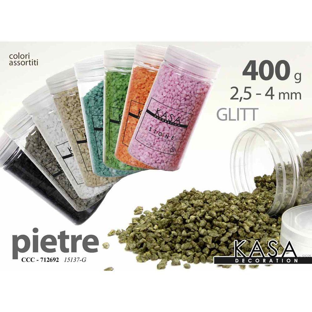 CCC/PIETRE 2,5-4MM 400G GLIT. 15137-G - Accessori | Mikasa