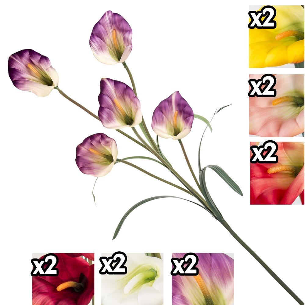 Gig 17139 Calla 5 Fiori 103Cm 6Ass. - Fiori | Mikasa