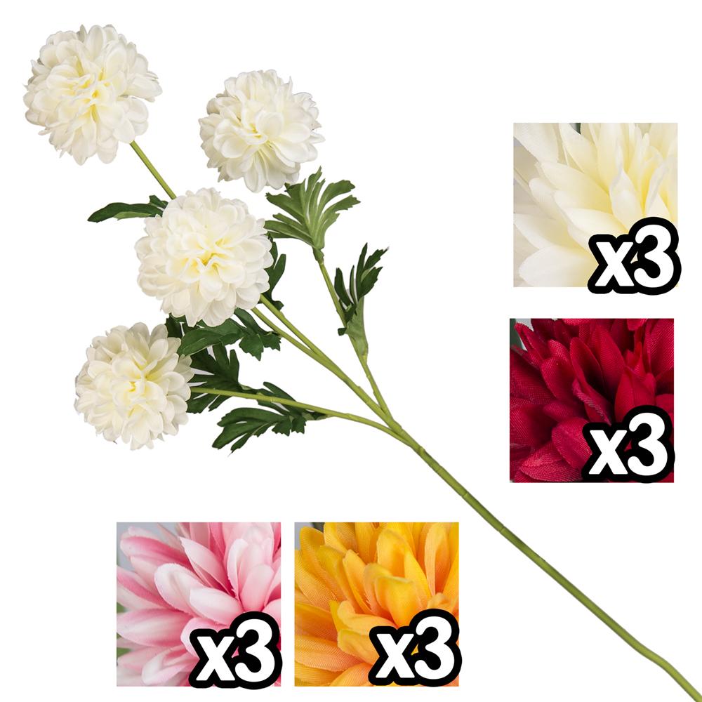 Gig 57480 Stelo 4 Crisantemo Superior 99Cm - Tessuto - Fiori | Mikasa