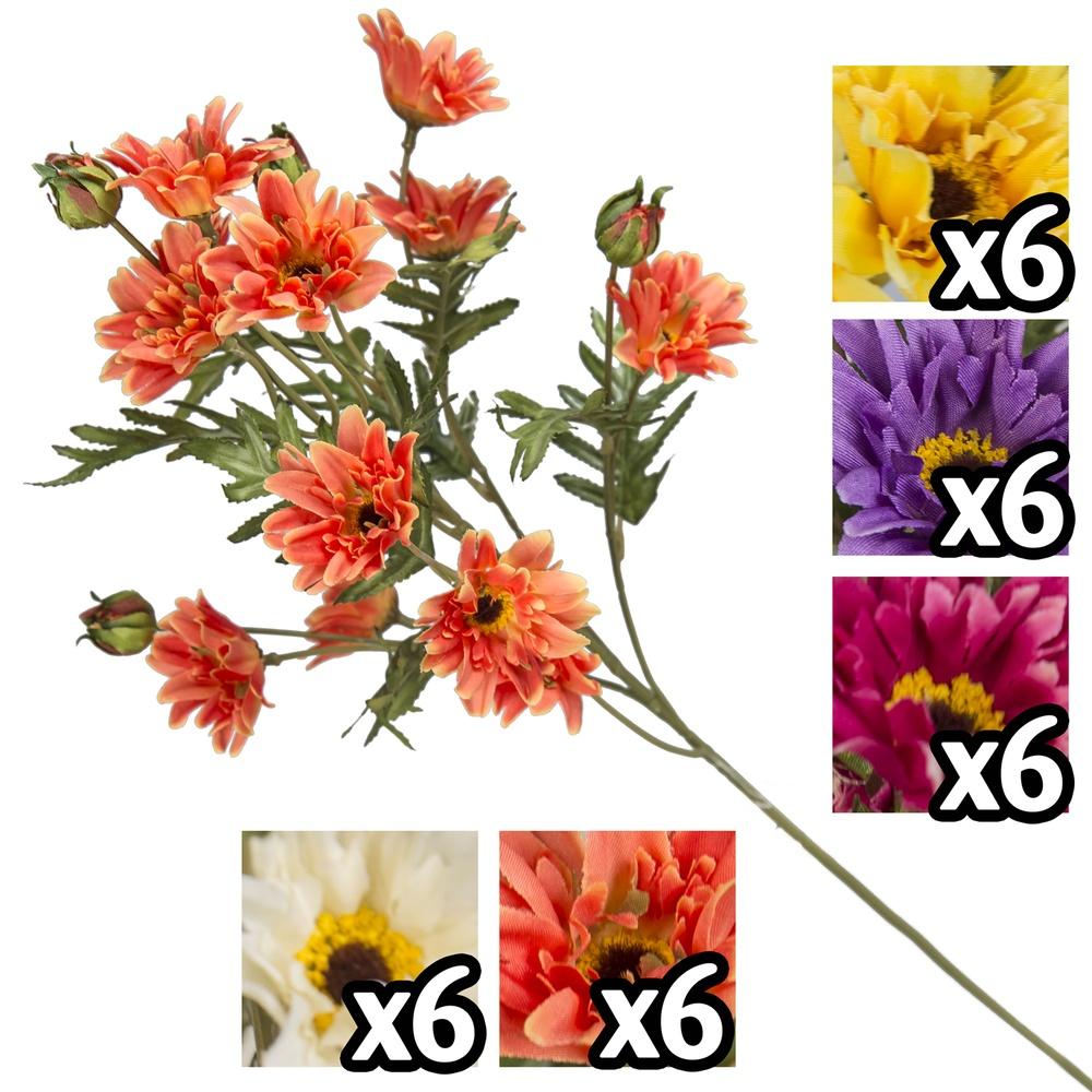 Gig 57481 Stelo 4 Crisantemo Superior 99Cm - Tessuto - Fiori | Mikasa