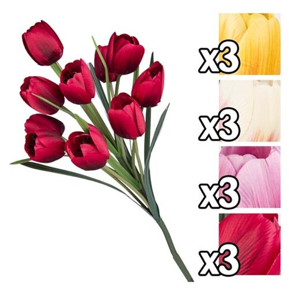Gig 57621 Bush Tulipano Stelo Lungo 61Cm 4 Ass. - Tessuto Assortito - Fiori | Mikasa