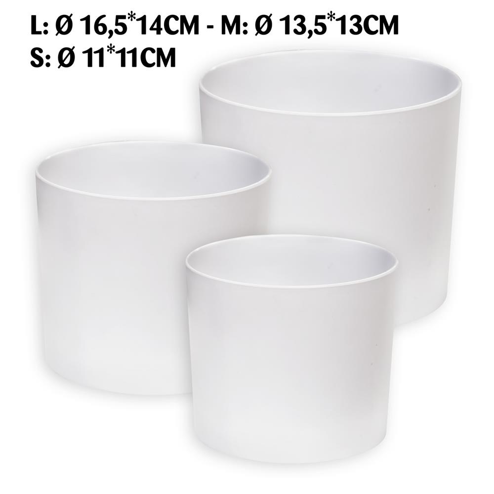 GYI 56336-P P.VASO STOCCOLMA  14*14*13CM
