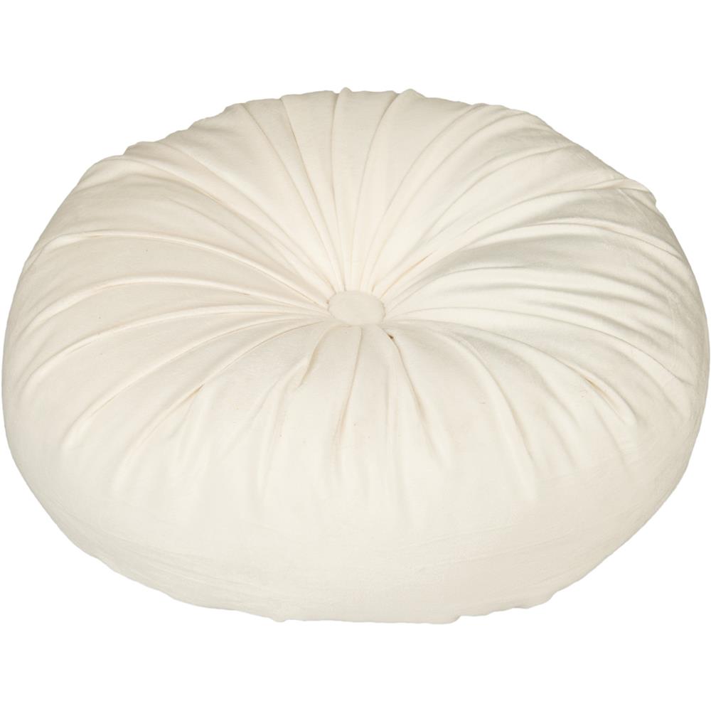 Han 54960 Cuscino Diamond D.40Cm Bianco - Velluto Bianco - Cuscini | Mikasa