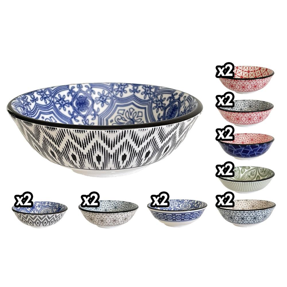 Hao 60107 Ciotola Oriental Decor 11,2*11,2*3,5Cm 8 Ass.