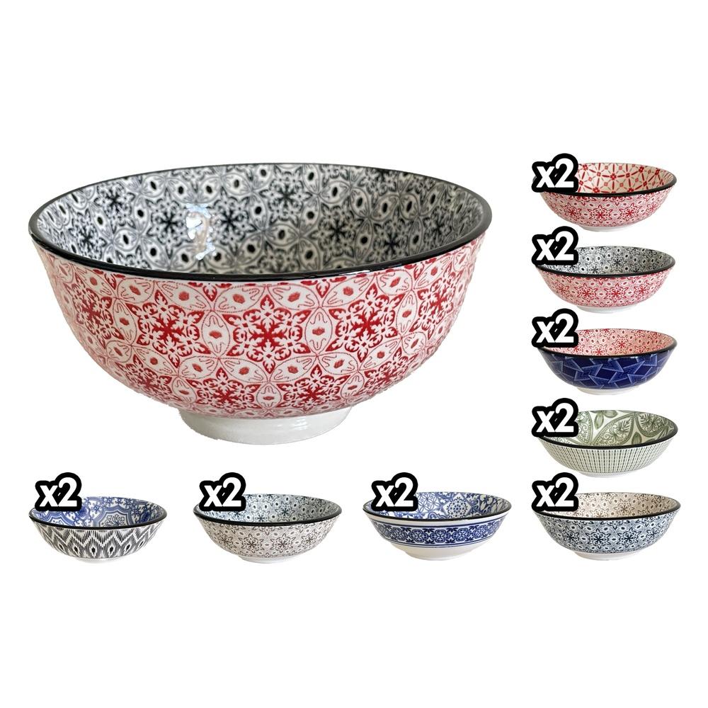 Hao 60108 Ciotola Oriental Decor 12*12*5,7Cm 8 Ass.