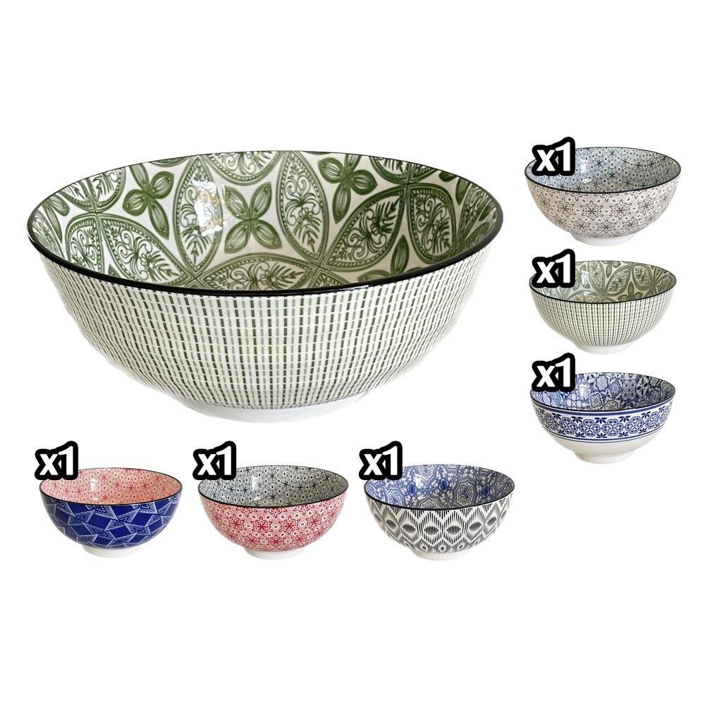 Hao 60110 Ciotola Oriental Decor 17,8*17,8*7Cm 6 Ass.