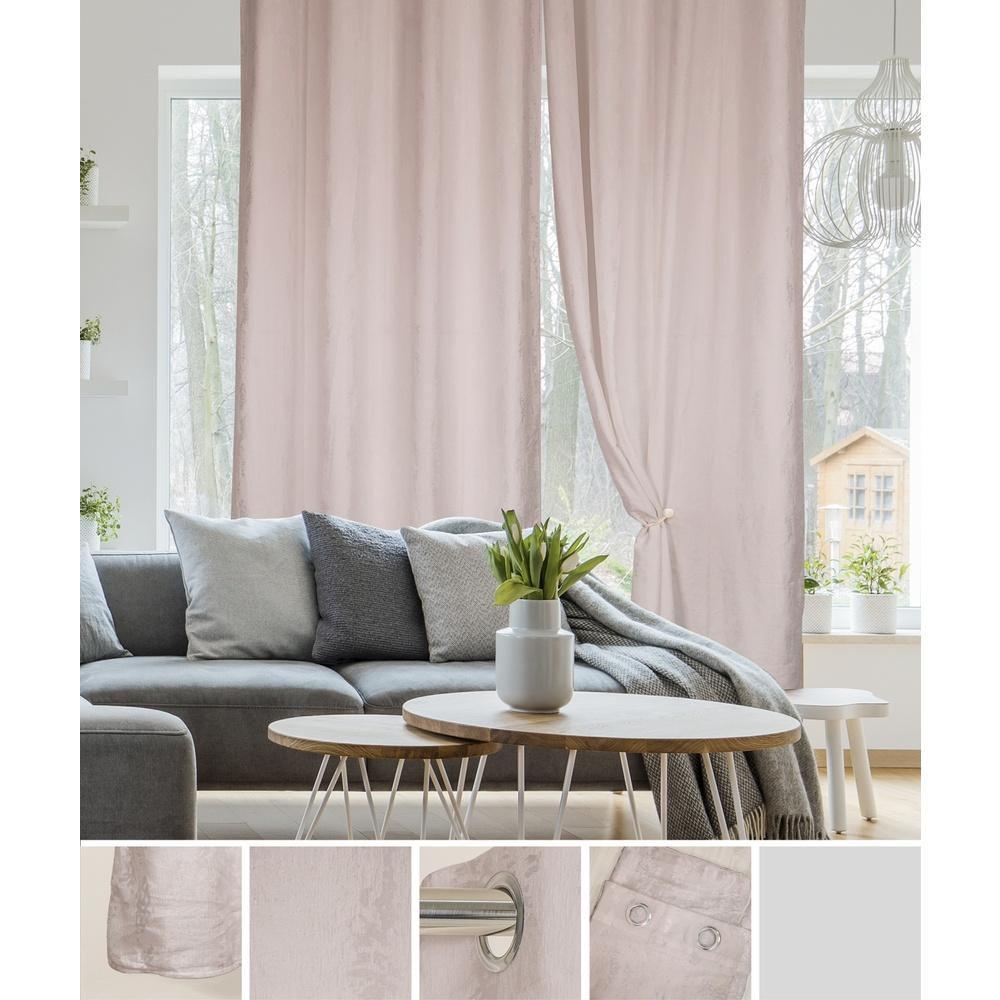 Hua 55184 Tenda Camille 145*280Cm Pink