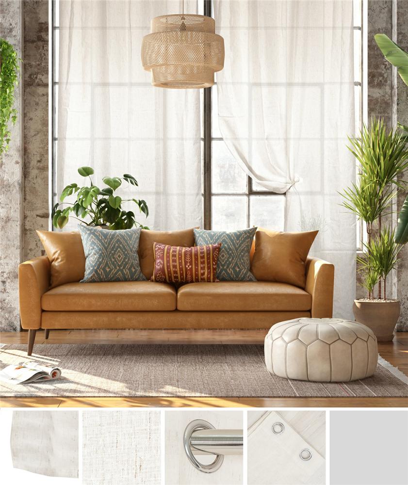 Hua 55191 Tenda Summer 145*280Cm Off White
