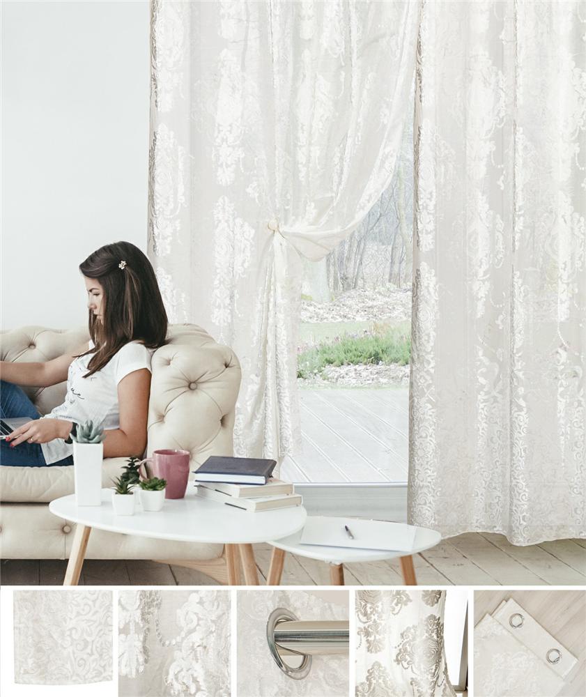 Hua 55202 Tenda Versailles 140X280Cm White