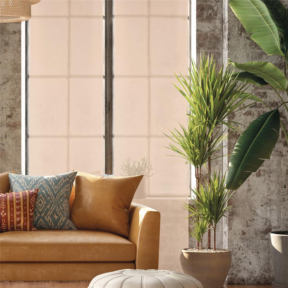 Hua 55625 Tenda Violante A Pannello Beige 55*280Cm