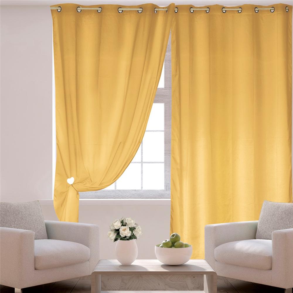 HUA A0059-51751 Tenda Velvet Mustard 140X280Cm